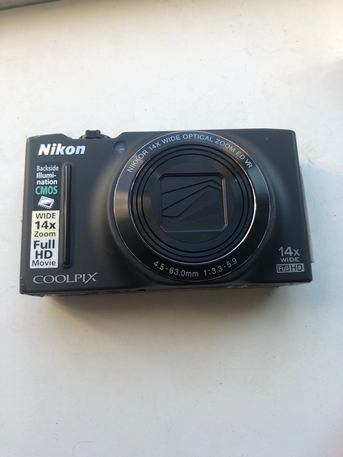 Nikon Coolpix S8200 Compactcamera - Zwart, 14x Zoom, Ingebouwde flitser, Gebruikt, Ophalen of Verzenden, Compactcamera
