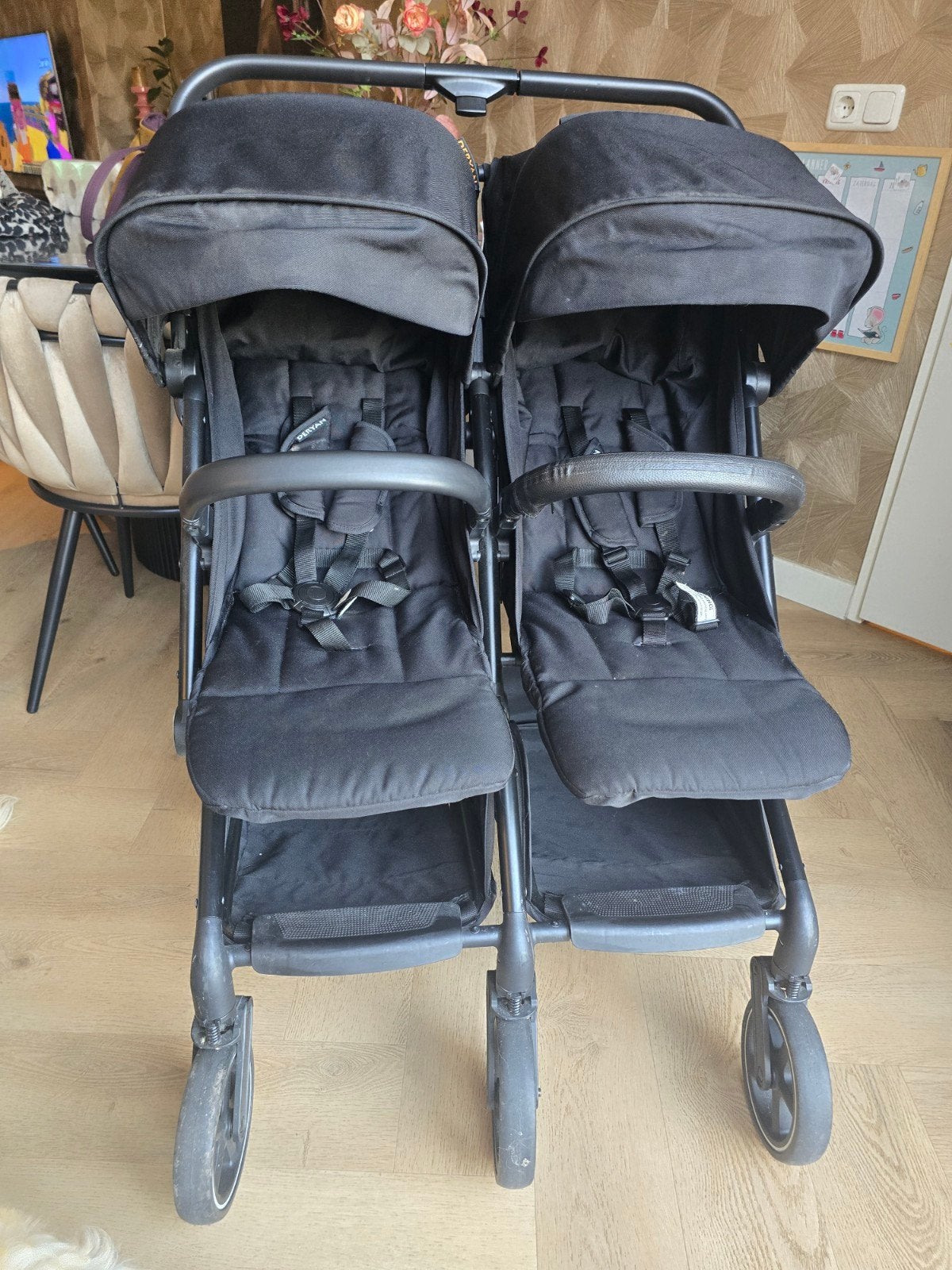 Deryan XP Twin XL duo buggy - Ideaal voor tweelingen, Ophalen, Overige merken