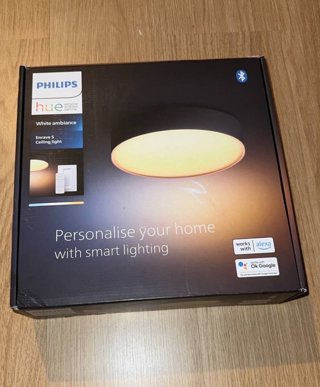 Philips Hue Enrave S Plafondlamp - Ongeopend, Ophalen of Verzenden, Nieuw, Metaal