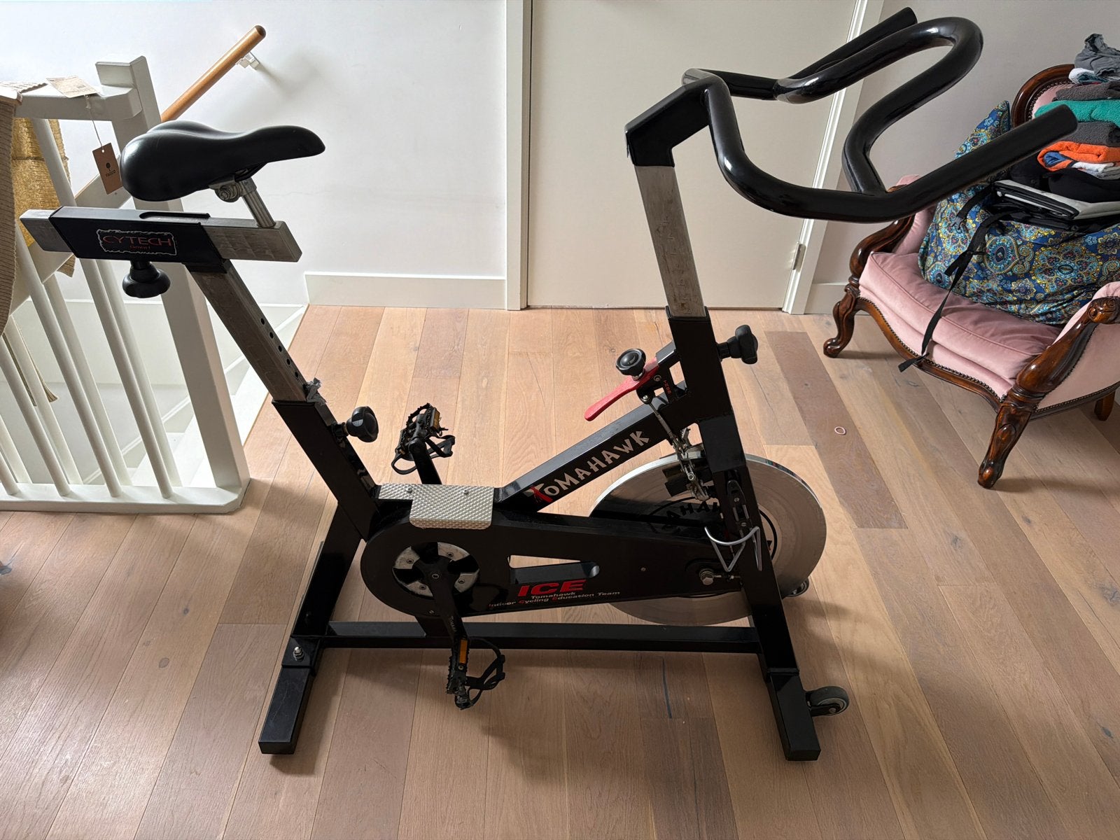 Spinningfiets Tomahawk, Ophalen, Gebruikt, Spinningfiets, Metaal