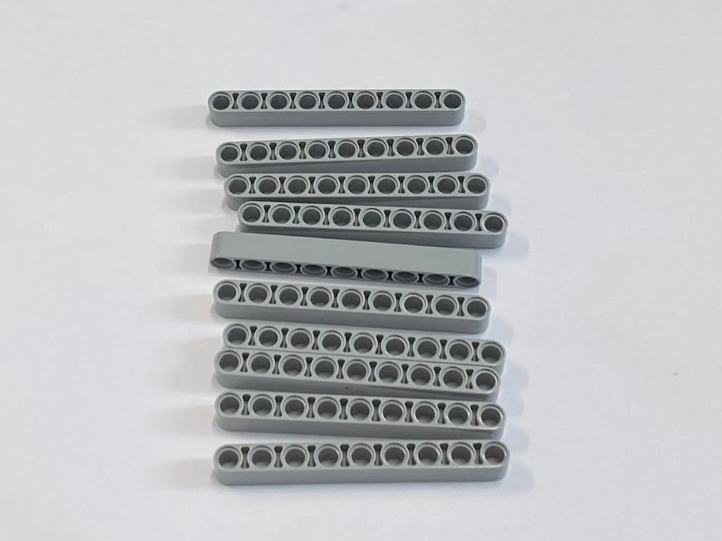 Partij 10x nieuwe dikke Lego 1x9 liftarms in diverse kleuren, Ophalen of Verzenden, Nieuw, Losse stenen, Lego