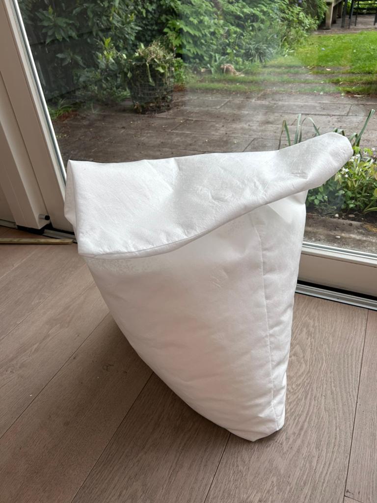 Bean bag zitzak binnenkant van Wigiwama, Ophalen of Verzenden, Gebruikt, Wit, Zitzak