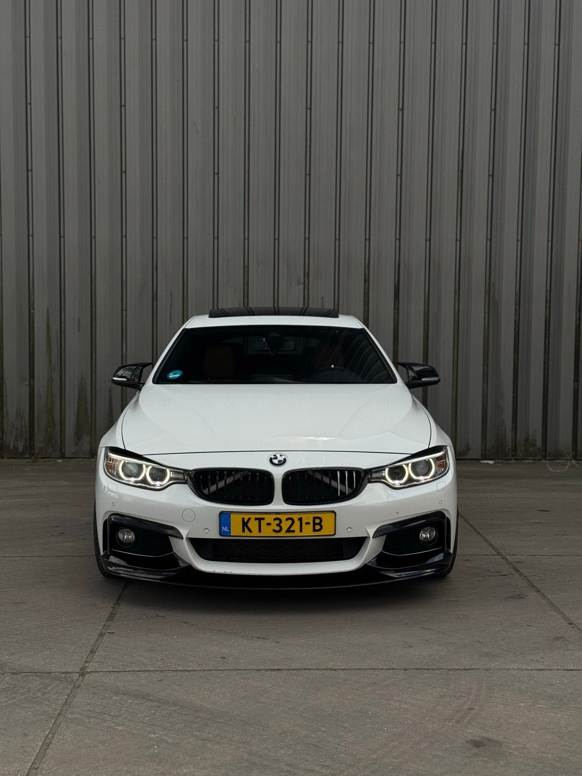 BMW 4-Serie  420I Gran Coupe m performance 2016, 1998 cc, Achterwielaandrijving, Wit, Bruin