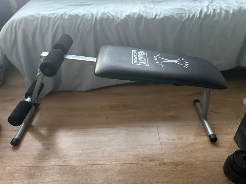 Sit up bankje, Ophalen of Verzenden, Zo goed als nieuw, Fitnessbank