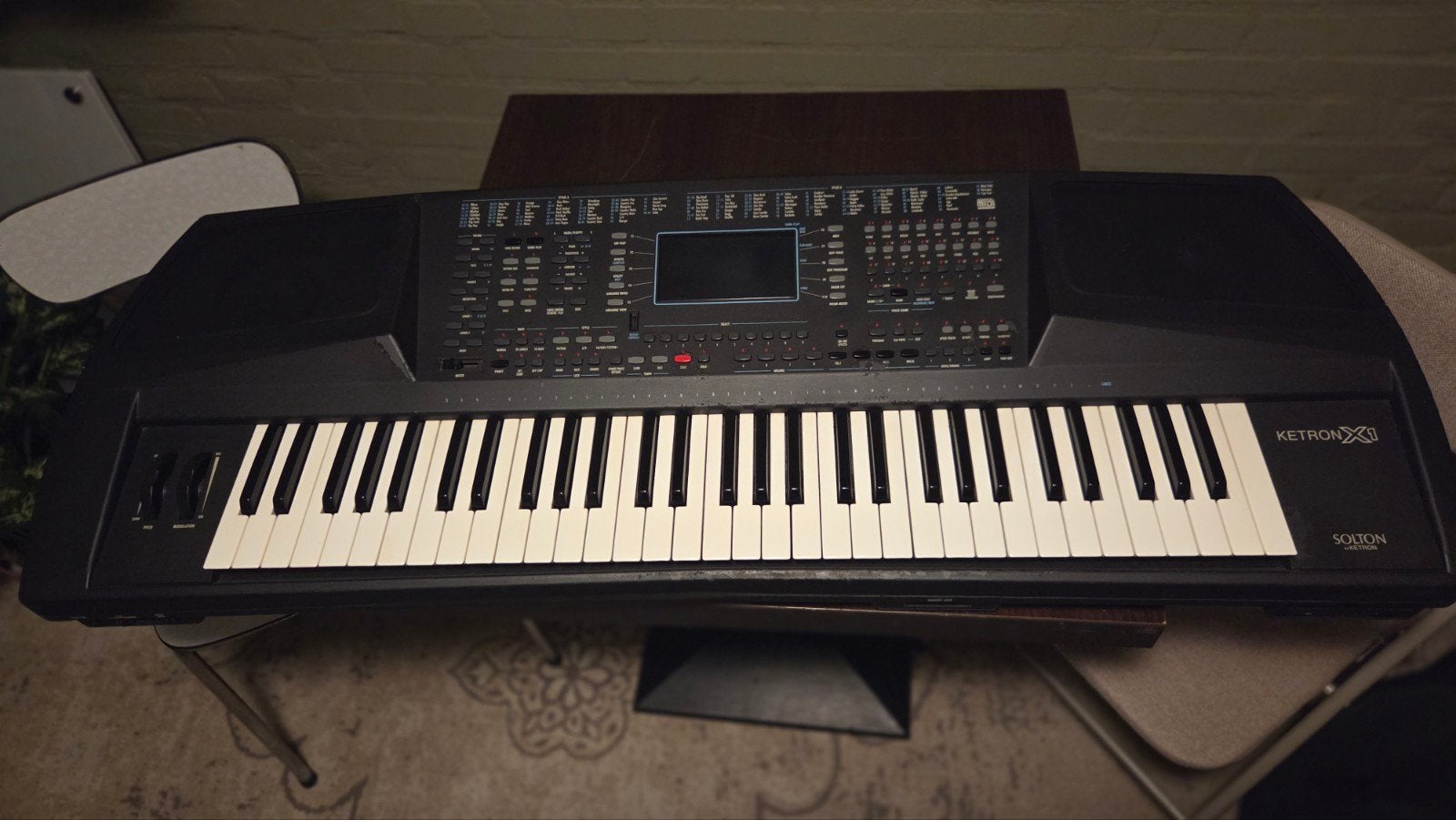 solton Ketron X1, Muziek en Instrumenten, Aanslaggevoelig, Ophalen, Overige merken, 61 toetsen