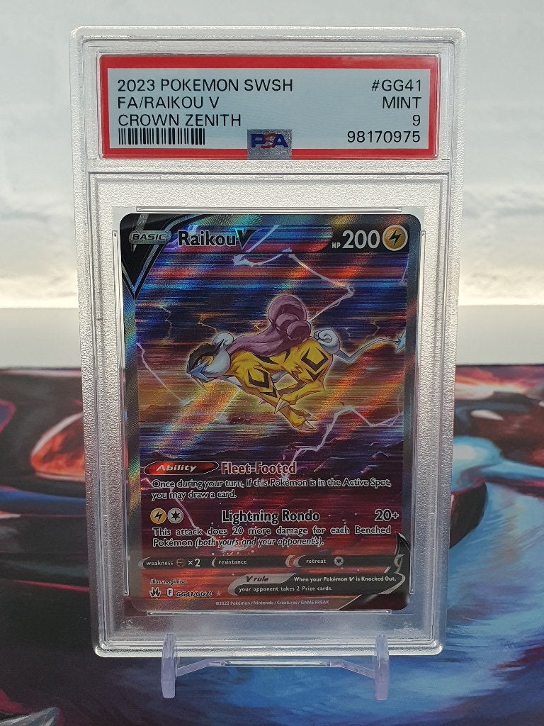 Pokémon - Raikou V - #GG41/GG70 - Crown Zenith, Ophalen of Verzenden, Nieuw, Losse kaart, Foil