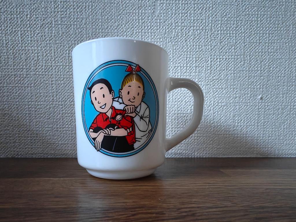 Suske en Wiske - Tas / mok De Beukelaer, Verzamelen, Ophalen of Verzenden, Suske en Wiske, Nieuw, Gebruiksvoorwerp