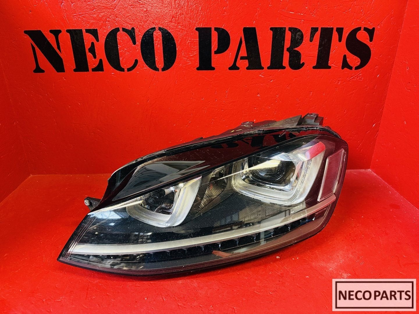 VW GOLF 7 R R20 XENON LED KOPLAMP ORIGINEEL 5G1941751D, Auto-onderdelen, Verlichting, Gebruikt, -, Volkswagen, -