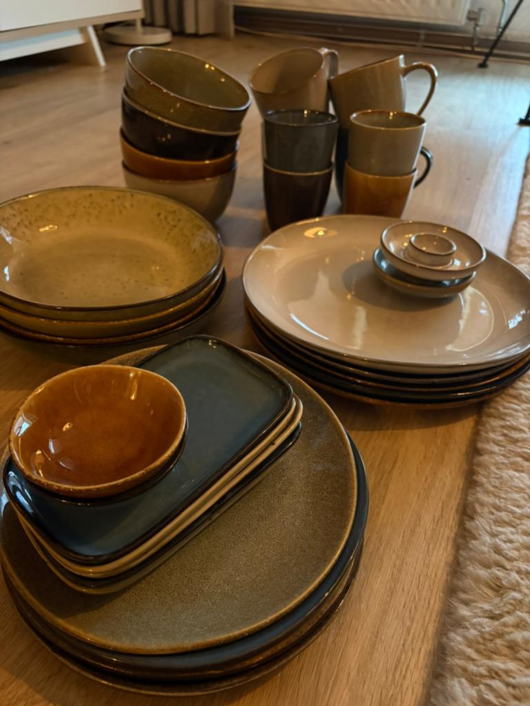 34 delig servies, Ophalen, Zo goed als nieuw, Overige stijlen