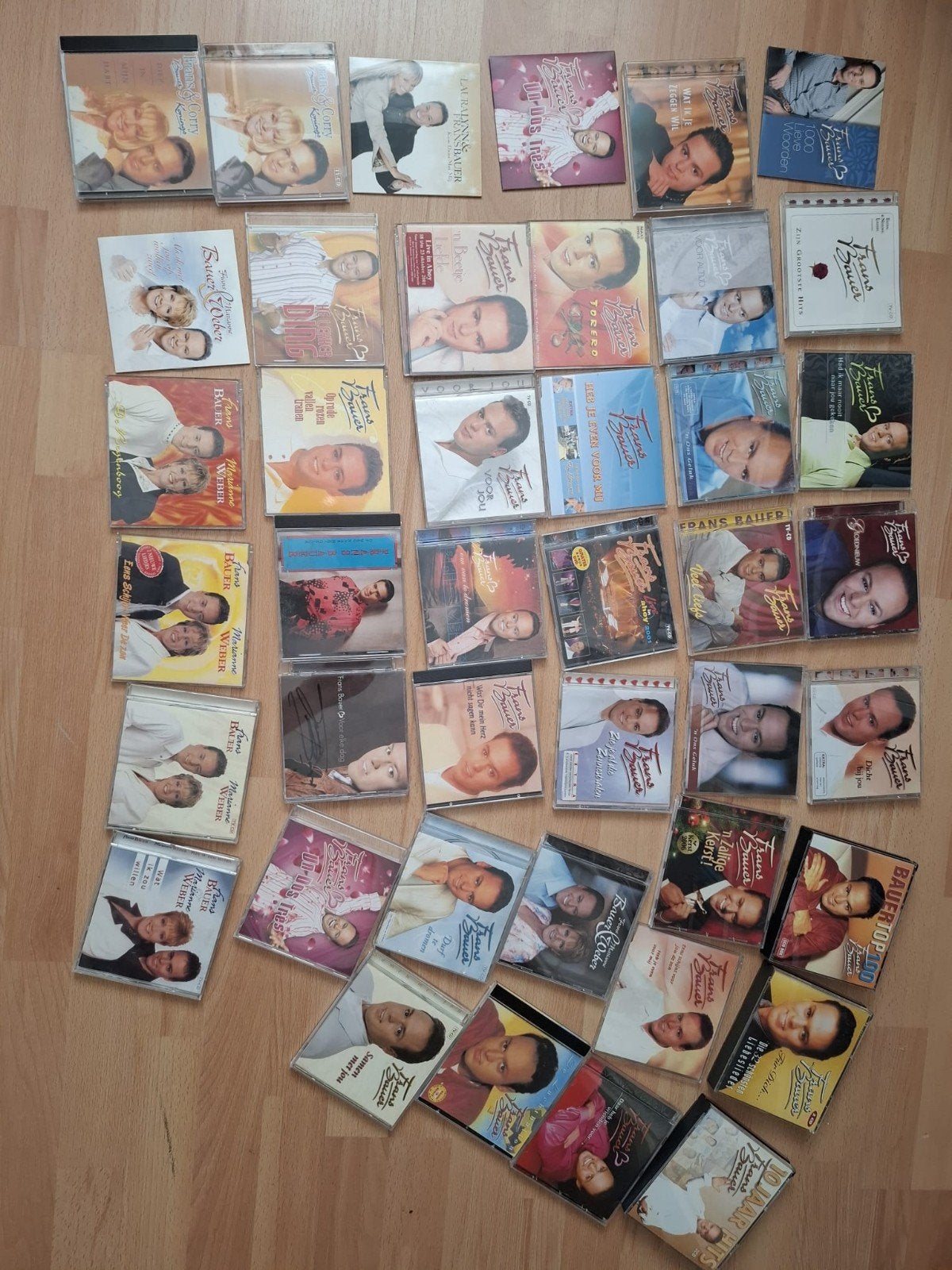 Grote collectie Frans Bauer CD's en DVD's met gastartiesten, Ophalen of Verzenden