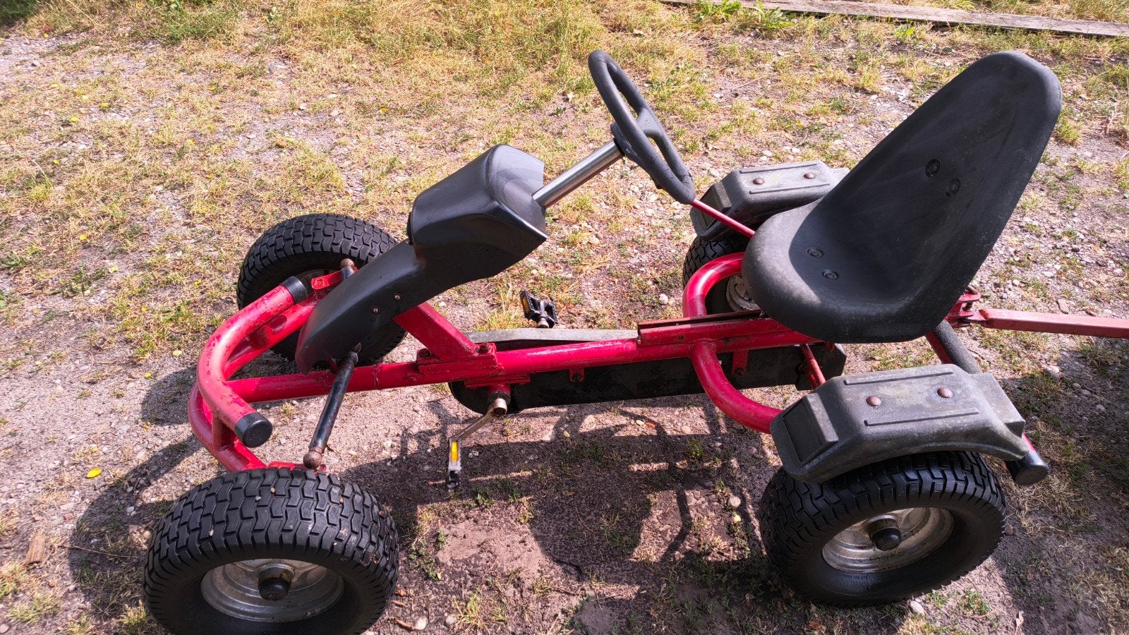 Mamoet skelter met kiepbakje, Kinderen en Baby's, Speelgoed | Buiten | Skelters, Ophalen, Gebruikt, Overige merken, Met kar of aanhanger