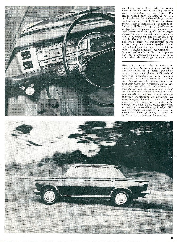 Autovisie test Fiat 1500 1965, Ophalen of Verzenden, Gelezen, Overige merken