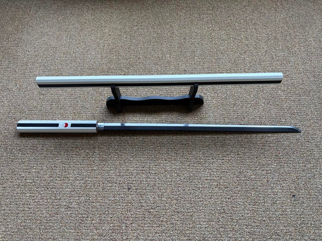 Sasuke Uchiha Katana Anime Zwaard Wit - Naruto Cosplay, Ophalen of Verzenden, Zo goed als nieuw