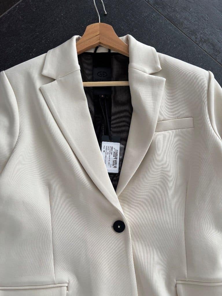 Goldbergh NIEUW blazer / colbert crème maat M, Maat 38/40 (M), Verzenden, Beige, Nieuw