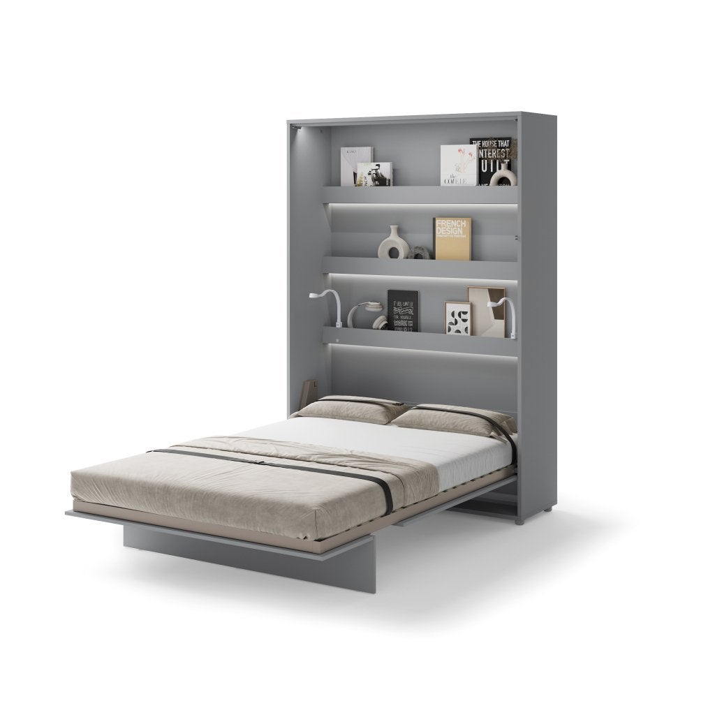 Concept opklapbed verticaal - 140x200 - Grijs, Niet ingevuld, Niet ingevuld, Niet ingevuld