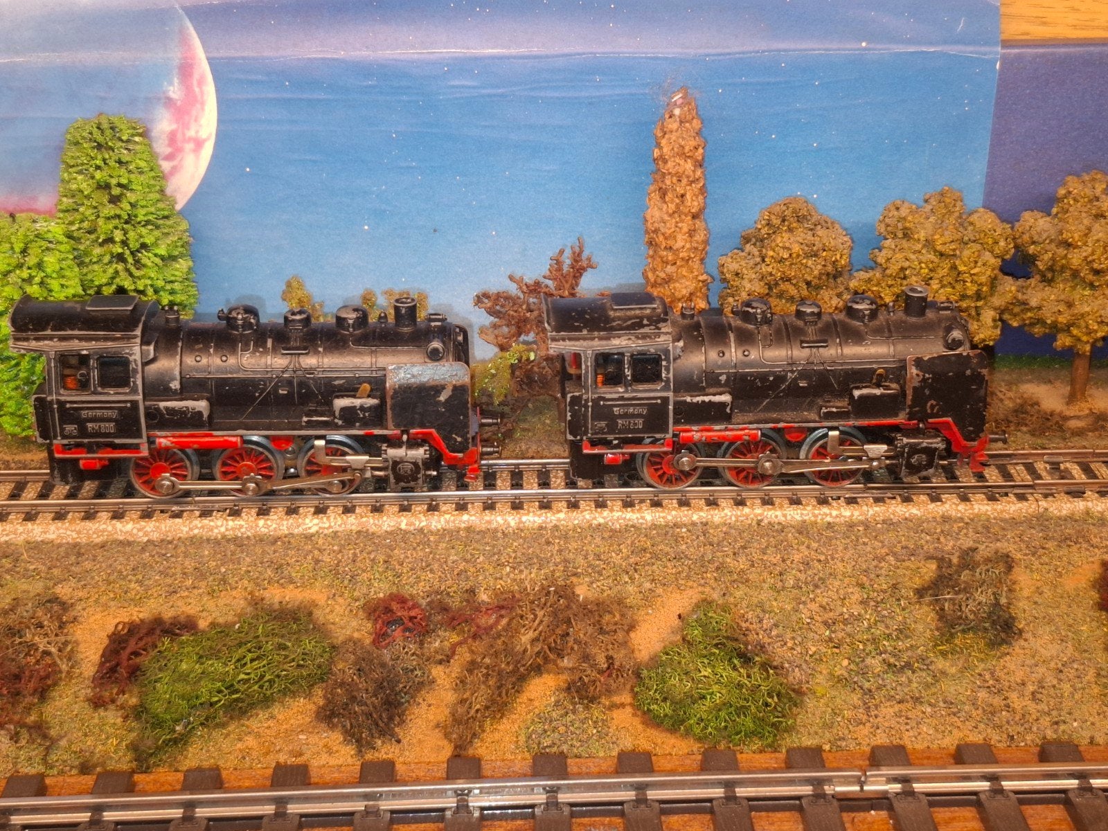 2 stuks rm 800 stoomlok, Wisselstroom, Gebruikt, Locomotief, Ophalen of Verzenden