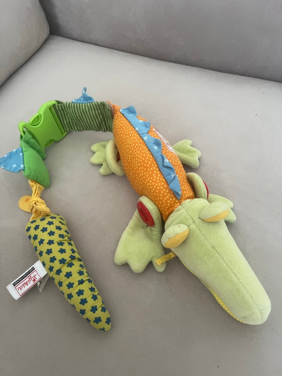 Sigikid Krokodil Knuffel/Speeltje, Ophalen of Verzenden, Zo goed als nieuw, Overige typen