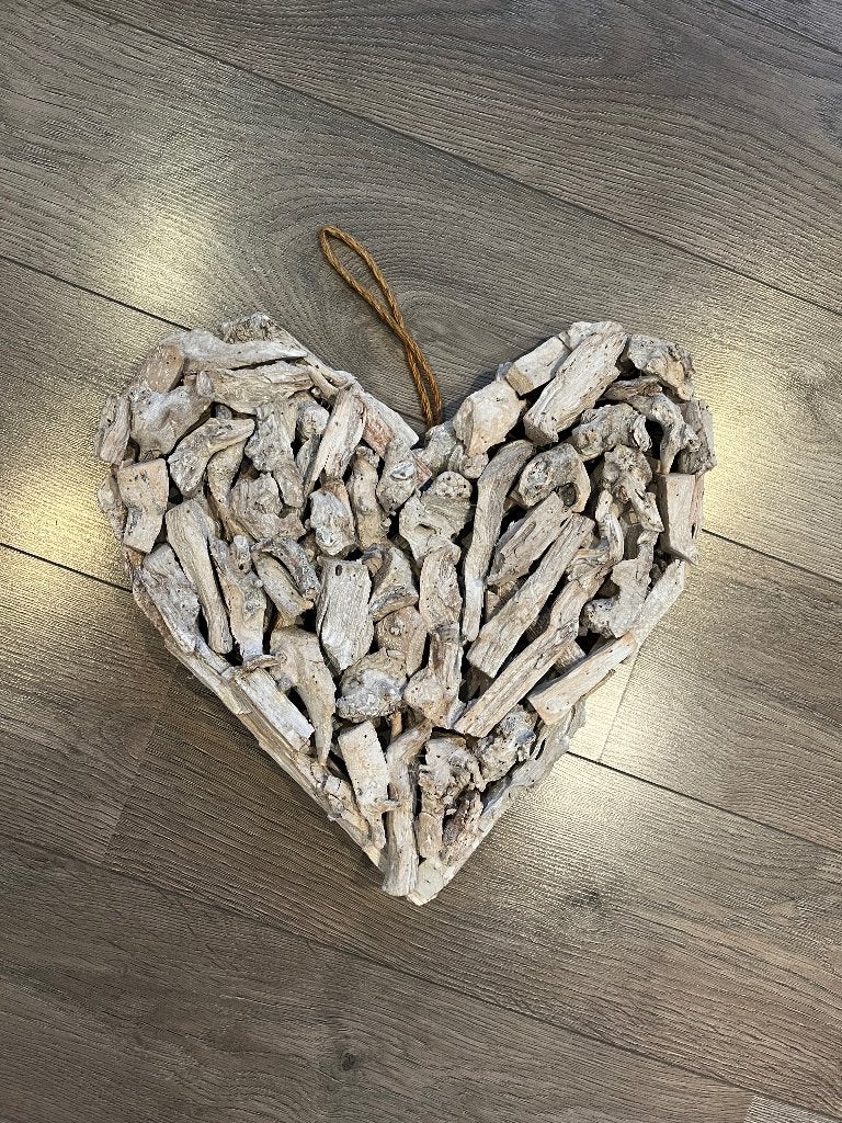 Hart van hout, Huis en Inrichting, Woonaccessoires | Wanddecoraties, Hout, Decoratieobject, Ophalen of Verzenden, Zo goed als nieuw