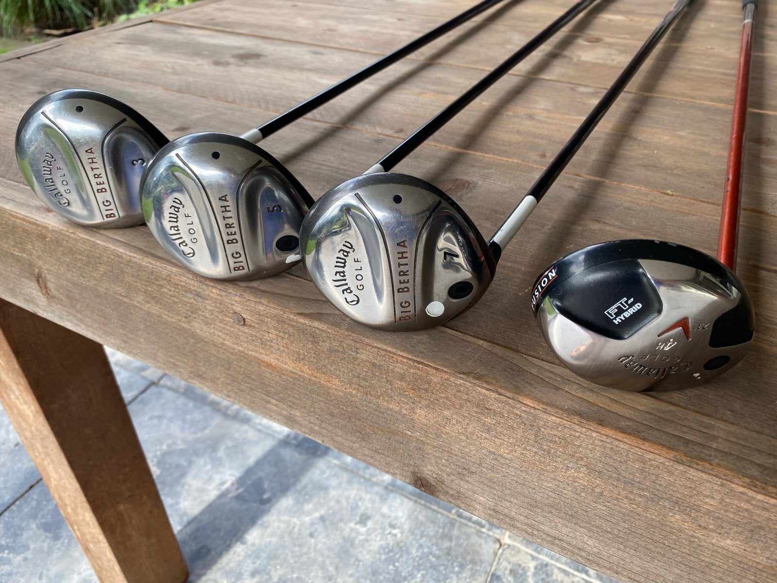 Callaway Big Bertha3,5,7 en FT-i Hybrid /linkshandig, Ophalen, Gebruikt, Set, Callaway