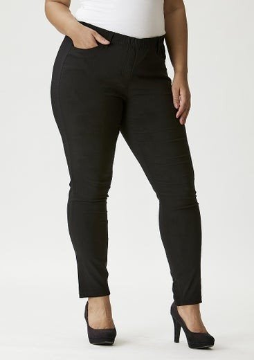 Zwarte bengaline broek Twist 224 van Zhenzi Maat 54/56 XL, Z, Zhenzi, Z, Zwart