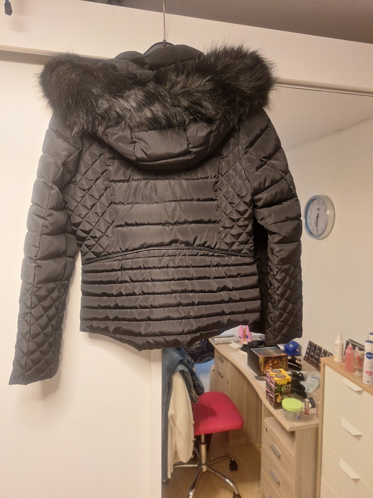 Coolcat winterjas zwart, maat 158/164, Meisje, Coolcat, Ophalen of Verzenden, Zo goed als nieuw