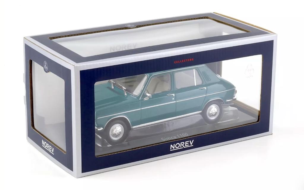 Simca 1100 GLS 1968 Borodine Groen schaal 1/18 NOREV 185754, Verzenden, Nieuw, Auto, Norev