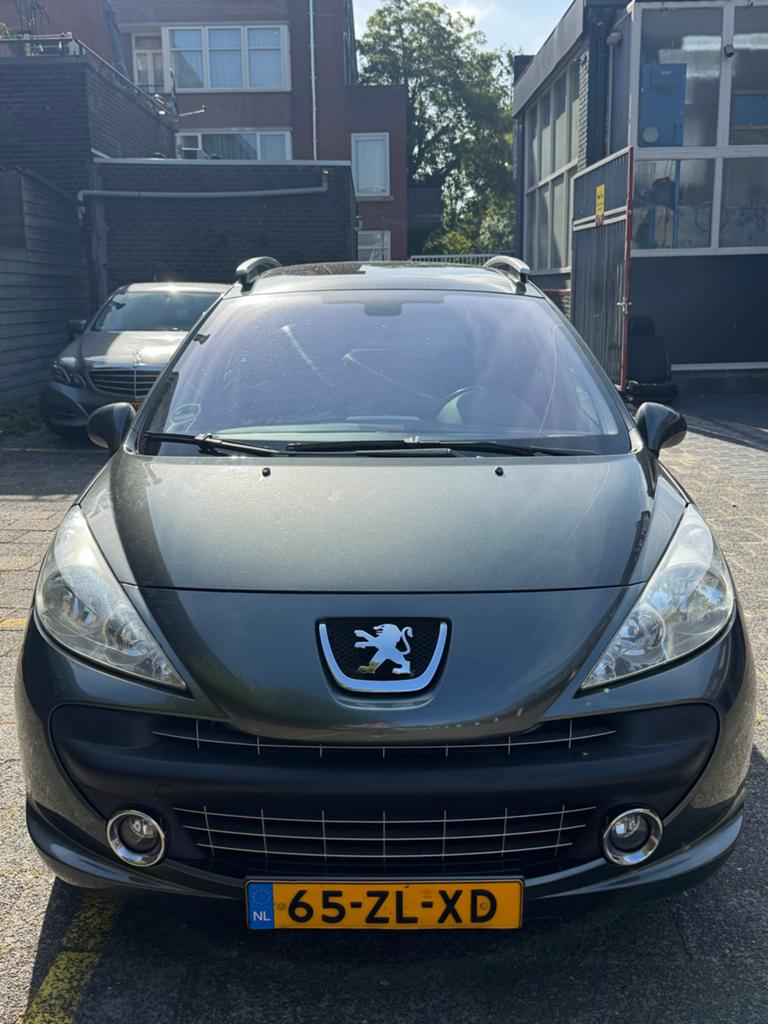 Peugeot 207 1.6 16V SW Outdoor 2008 Grijs ORIGINELE KM!!, Auto's, Peugeot, Voorwielaandrijving, Stof, 4 cilinders, Stationwagon