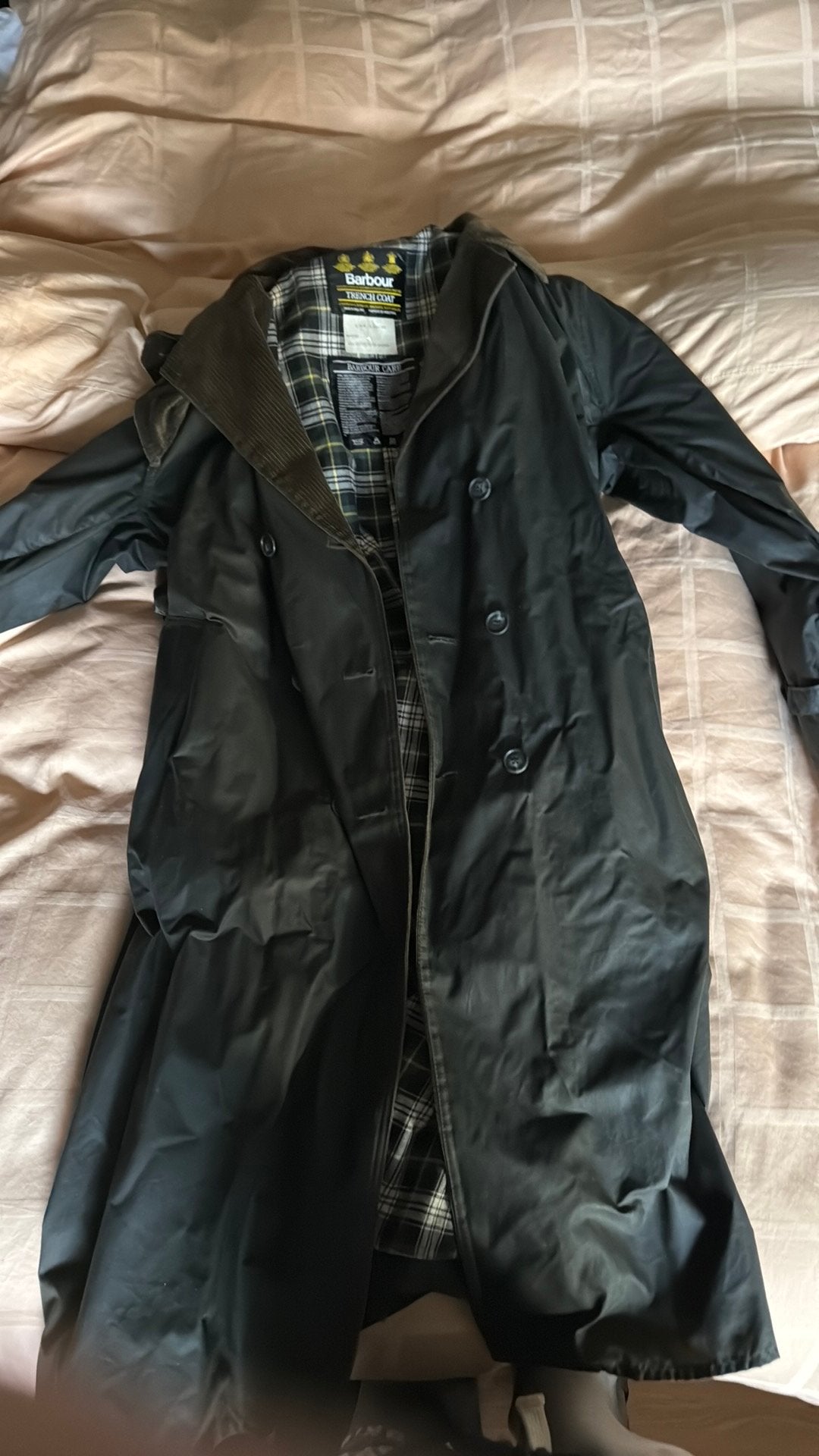 Barbour Waxjas., Kleding | Heren, Ophalen, Zo goed als nieuw, Maat 52/54 (L), Beige