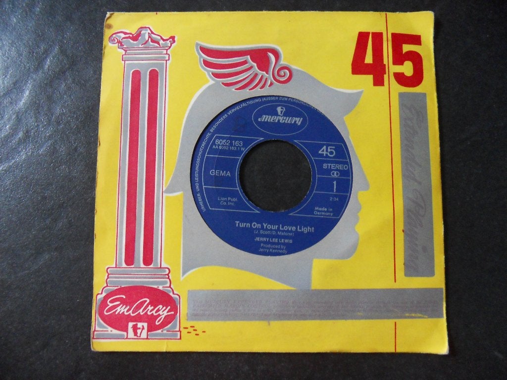 Jerry Lee Lewis - Turn on your love light, Cd's en Dvd's, Vinyl Singles, Ophalen of Verzenden, Zo goed als nieuw, Pop