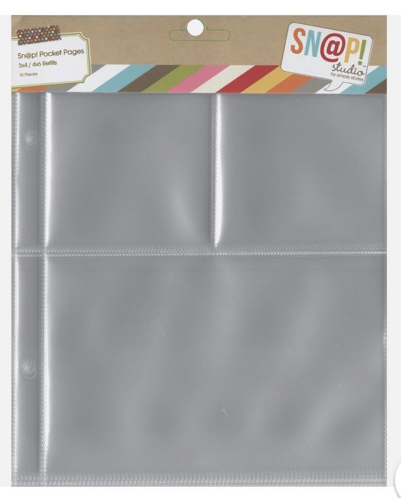 Gezocht simple stories Sn@p pocket pages 6x8 2”, Ophalen of Verzenden, Zo goed als nieuw