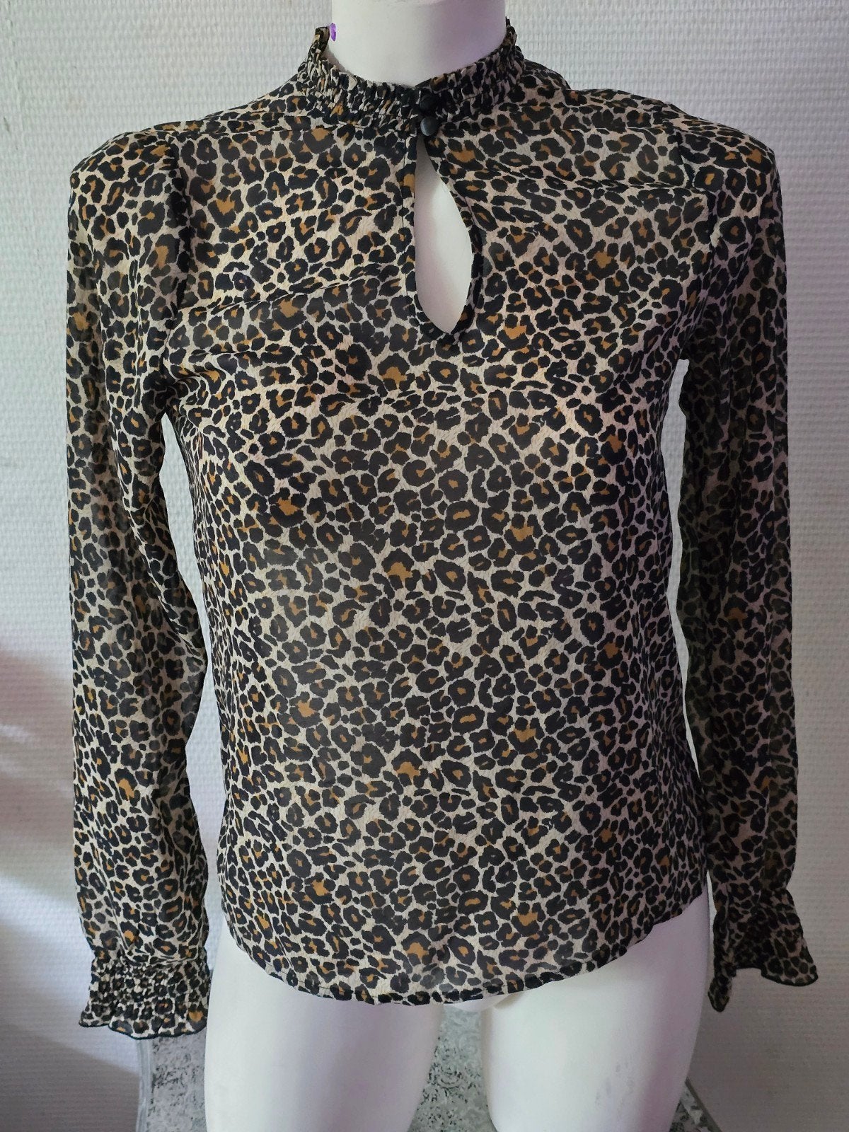 Costes Rebel Luipaardprint tuniek XS, Bruin, Ophalen of Verzenden, Zo goed als nieuw, Maat 34 (XS) of kleiner