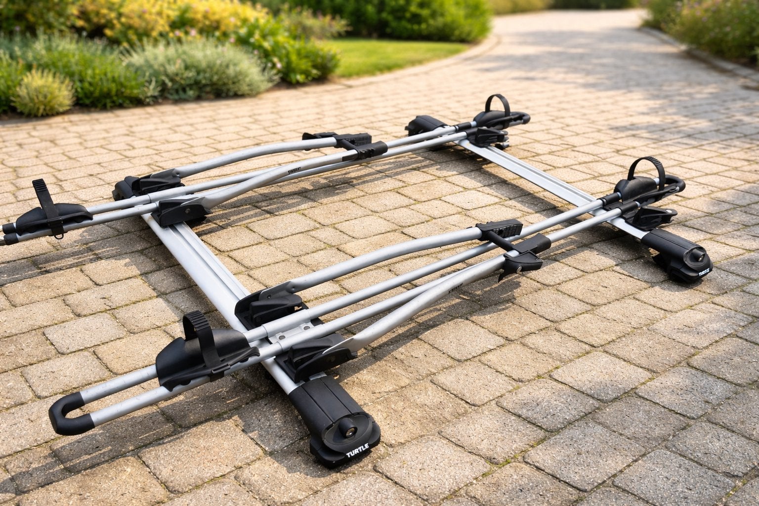 Thule Turtle Dakdrager, Auto diversen, Fietsendragers, Ophalen, 2 fietsen, Zo goed als nieuw, Dakdrager
