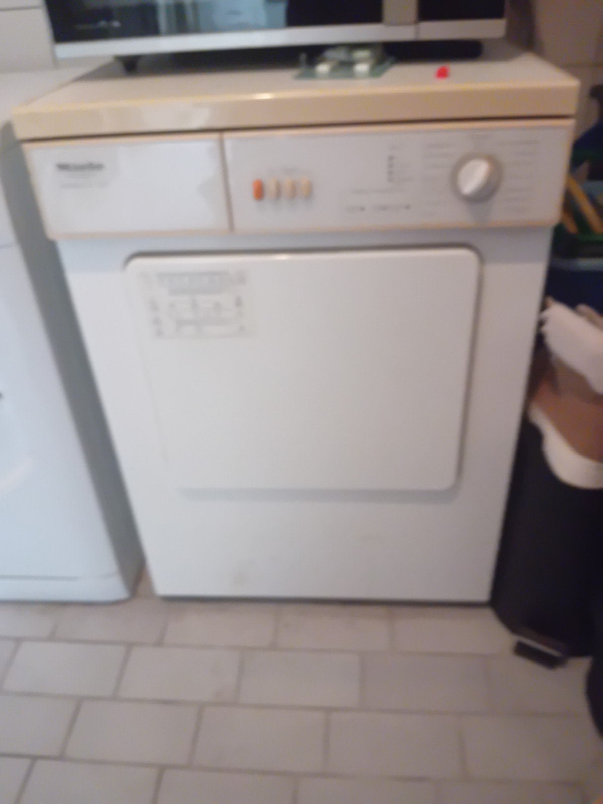 Miele wasdroger - Goed werkende condensdroger, Witgoed en Apparatuur, Ophalen, 6 tot 8 kg, Gebruikt, Voorlader
