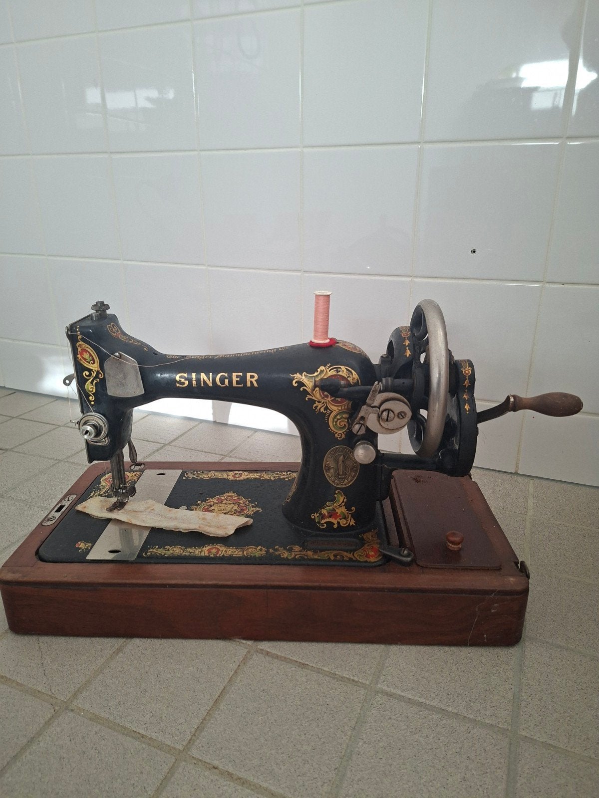 Singer naaimachine, Antiek en Kunst, Ophalen