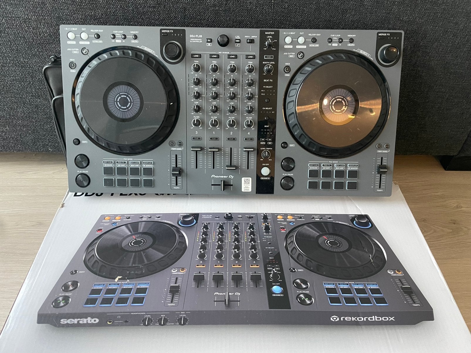 Pioneer DDJ-FLX6-GT DJ Controller + tas - Zo goed als nieuw, Ophalen of Verzenden, Zo goed als nieuw, Dj-set, Pioneer