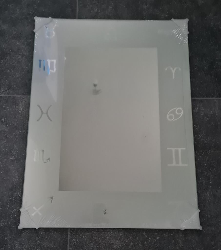 Spiegel Griekse tekens, Ophalen, Nieuw, Minder dan 100 cm, Rechthoekig