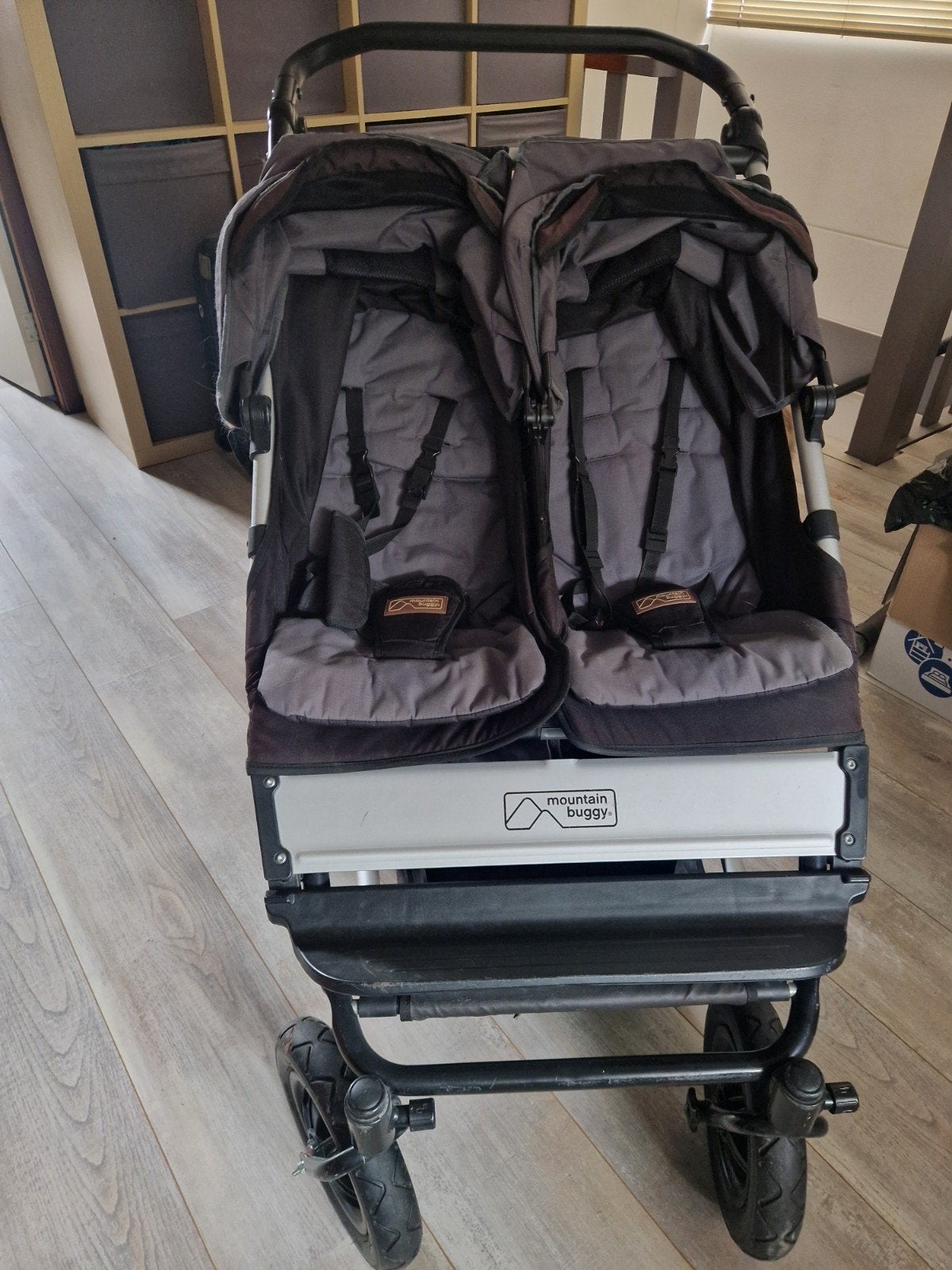 Mountain Buggy Duowagen met nieuwe hoes in doos, Gebruikt, Duowagen, Ophalen, Kinderwagen