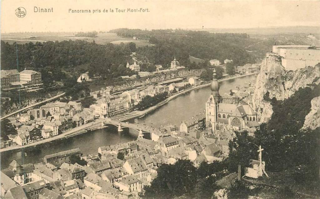 381-232-015 Dinant Panorama, Verzamelen, Ansichtkaarten | Buitenland, Overig Europa, Voor 1920, Verzenden