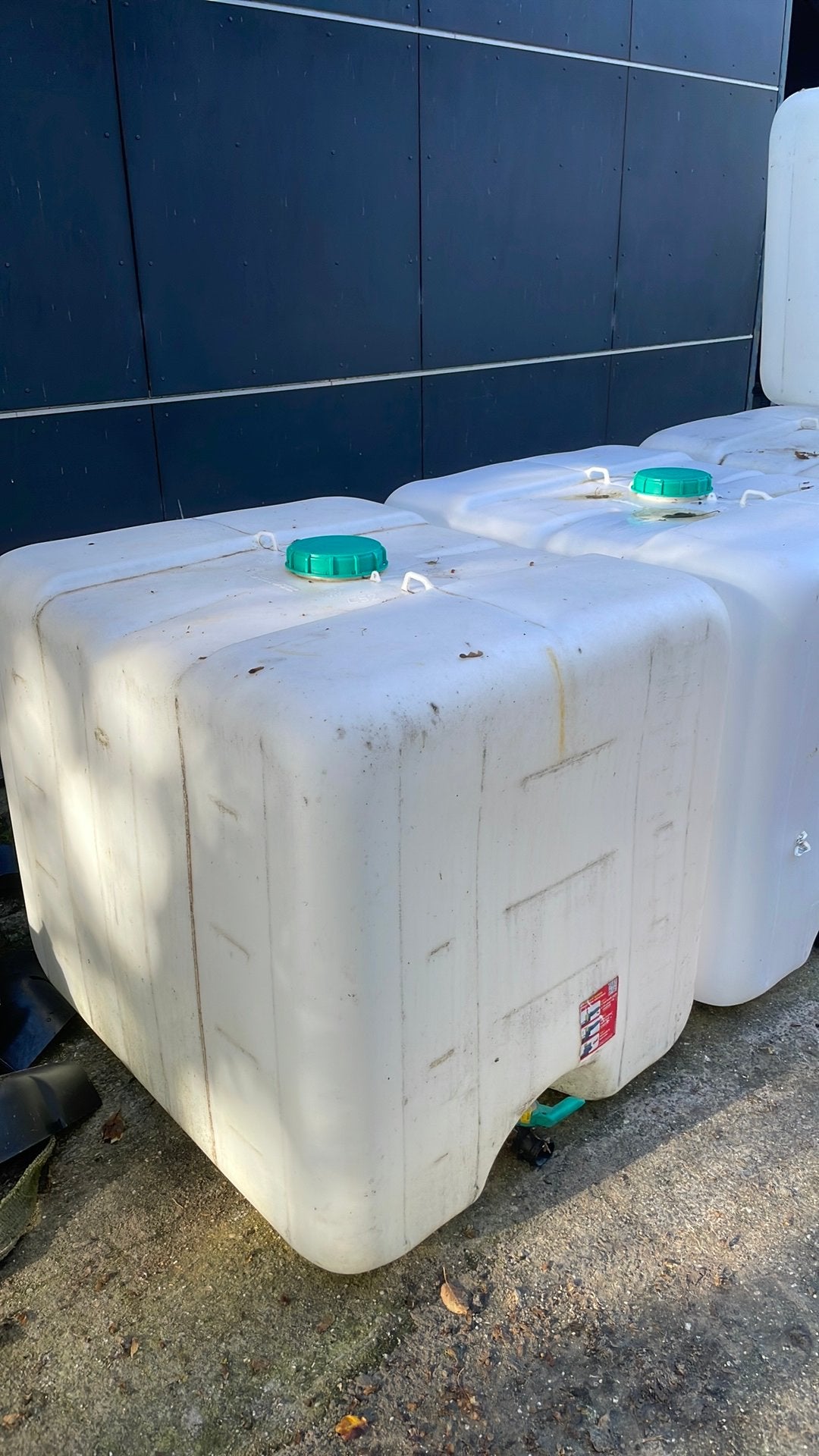 IBC vaten zonder kooi, 150 liter of meer, Ophalen, Zo goed als nieuw