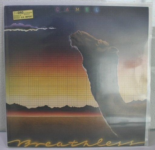 LP - Camel - Breathless - Origineel - UK-PRESS - poster - NM, Ophalen of Verzenden, Zo goed als nieuw