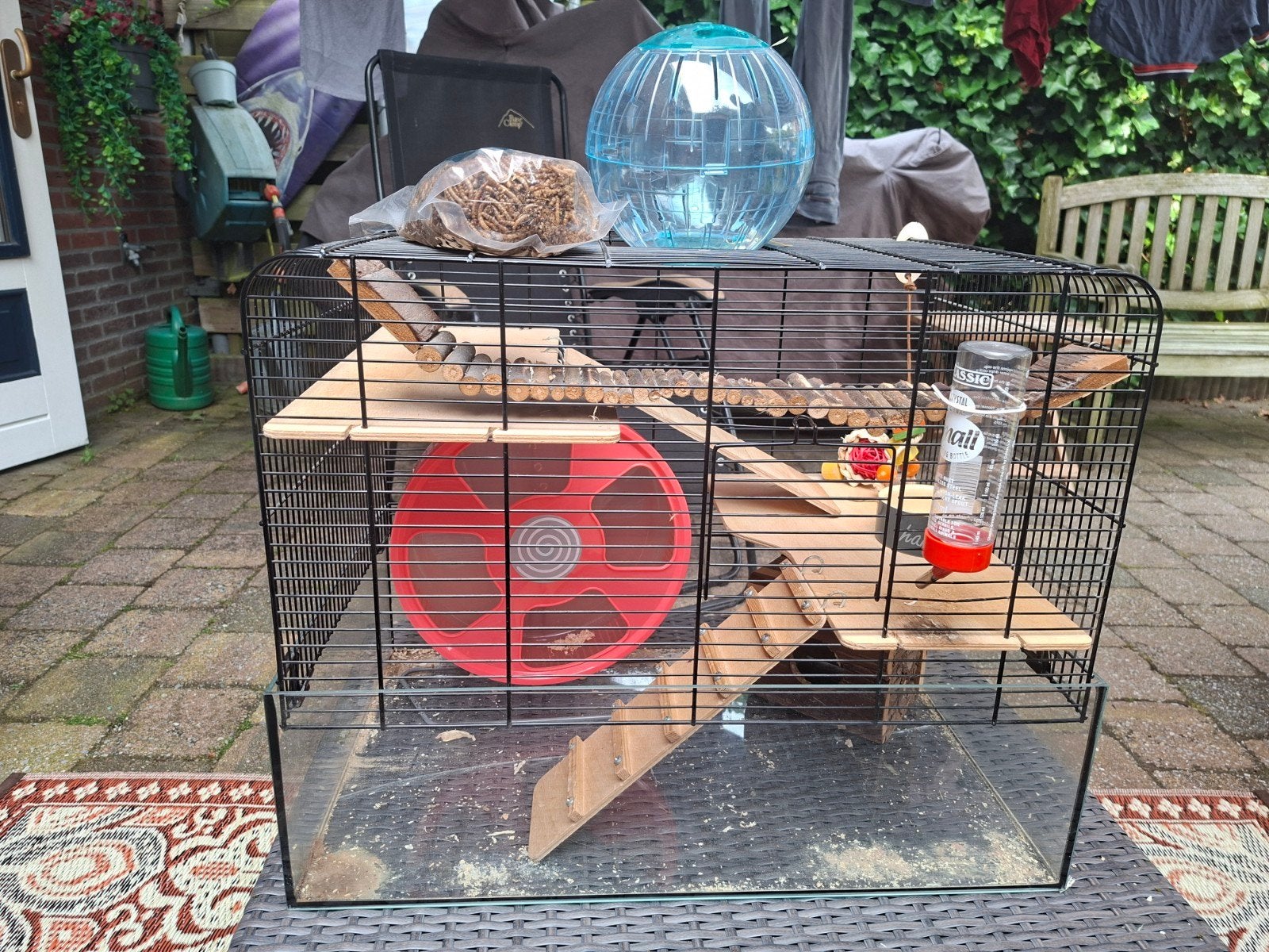Hamsterkooi ferplast met allemaal extra's zie foto's, Kooi, Minder dan 75 cm, Hamster, Ophalen