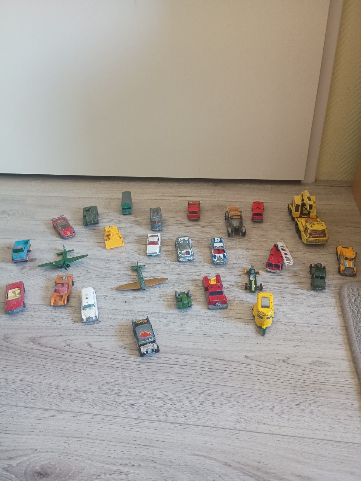 Matchbox speelgoedauto's en vliegtuigen (26 stuks), Ophalen of Verzenden, Gebruikt, Auto