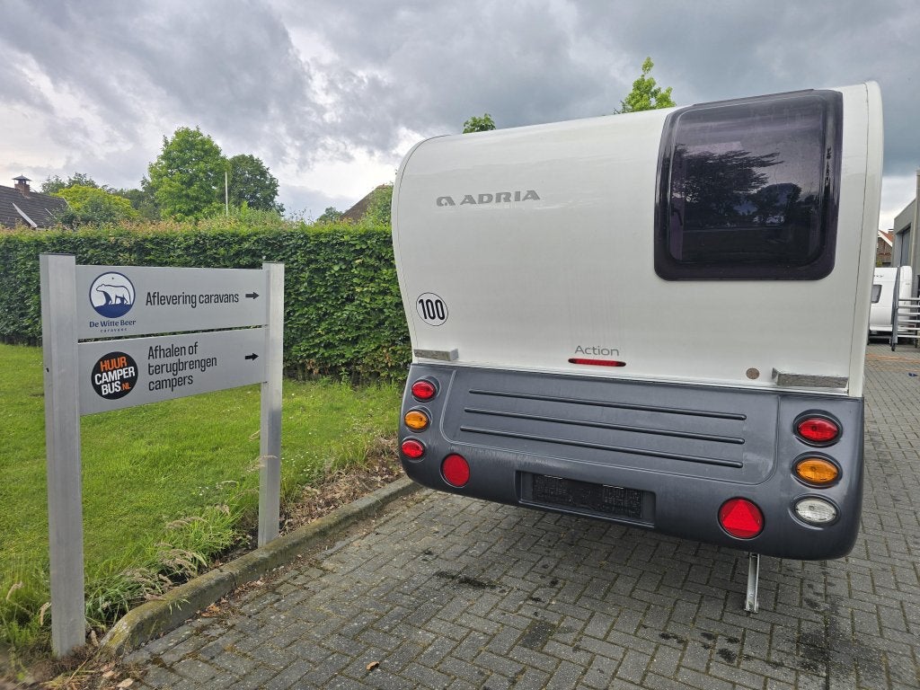 Adria Action 391 LH met luifel en fietsdrager, Overige typen, Tot en met 2, Schokbreker, Bedrijf