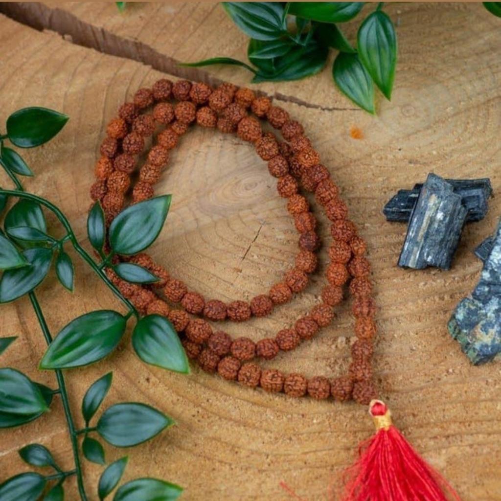 Nieuw mala rudraksha 108 kralen + pouch., Ophalen, Nieuw