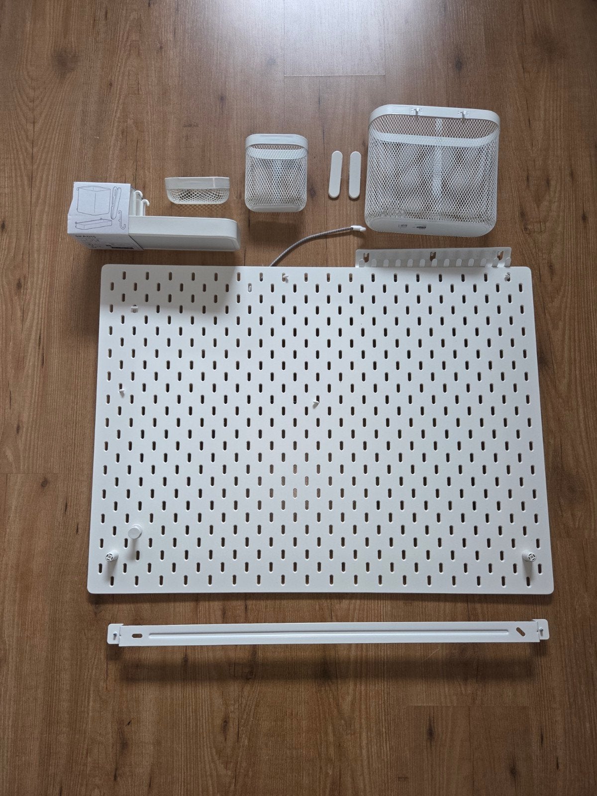 IKEA Skadis set met accessoires, waarde 40 euro, Ophalen, Zo goed als nieuw, Wit