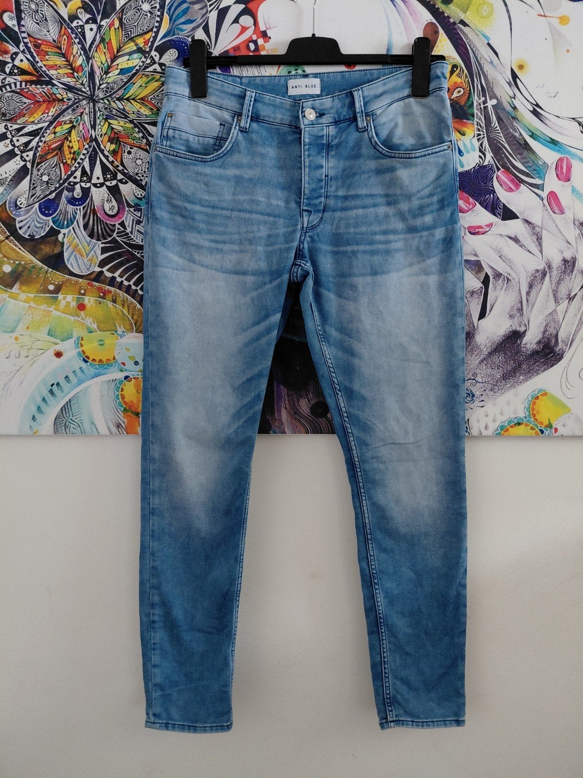 Anti Blue spijkerbroek W33 L32, Blauw, Ophalen of Verzenden, Zo goed als nieuw, Anti Blue