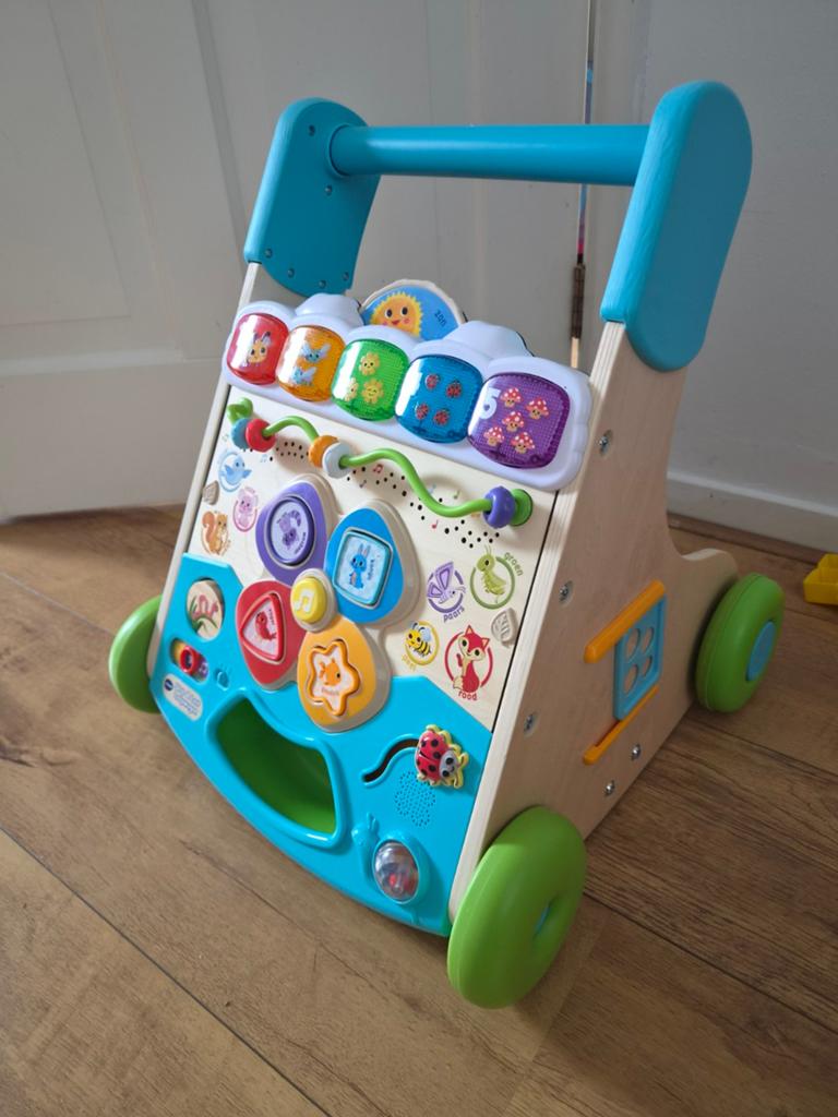 VTech Stap & Leer Loopwagen, Ophalen, Zo goed als nieuw, Overige typen, Met licht