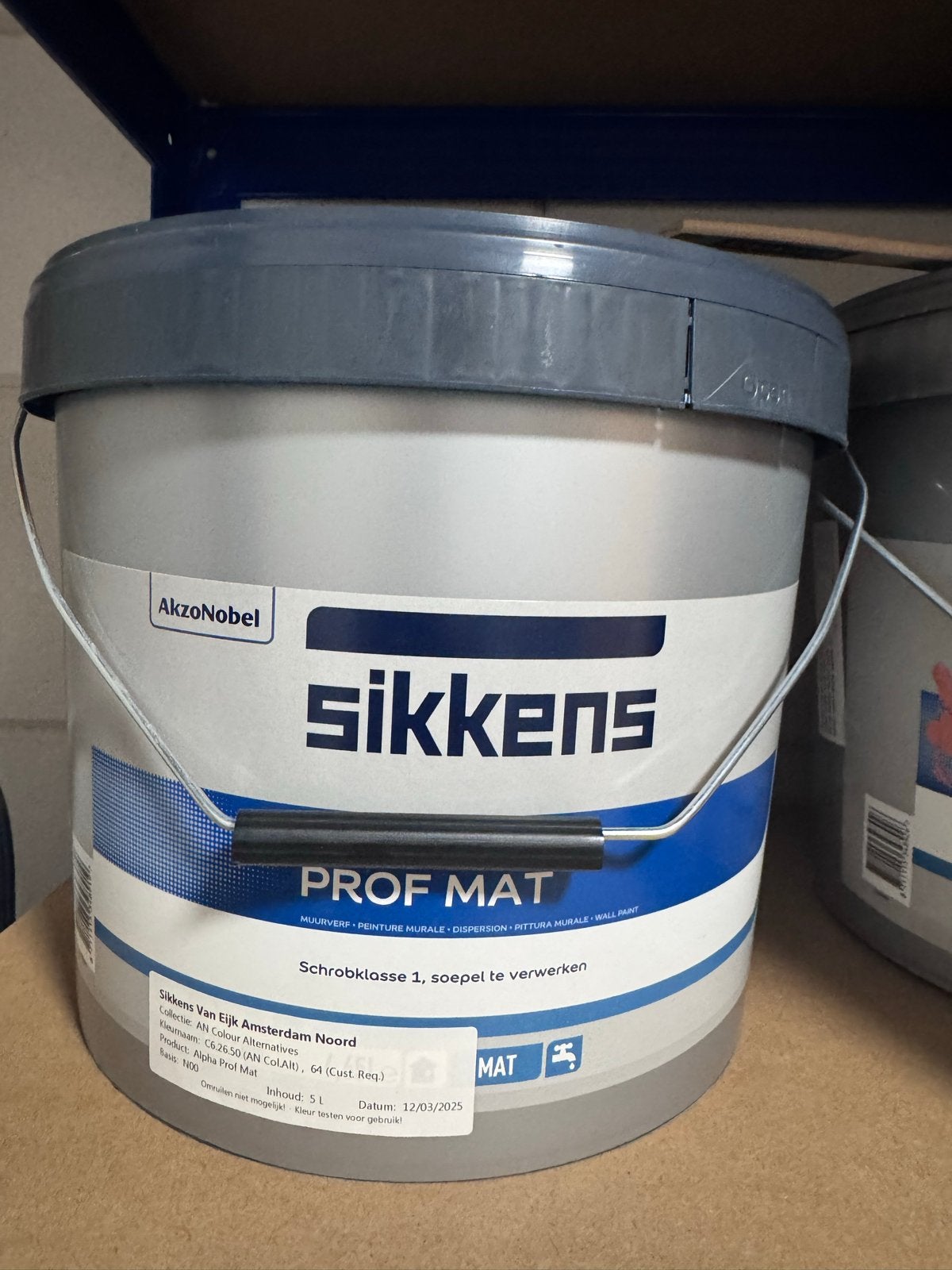 Sikkens Alpha Prof Mat Farrow & Ball 'Red Earth' 5L, Overige kleuren, 5 tot 10 liter, Nieuw, Ophalen of Verzenden