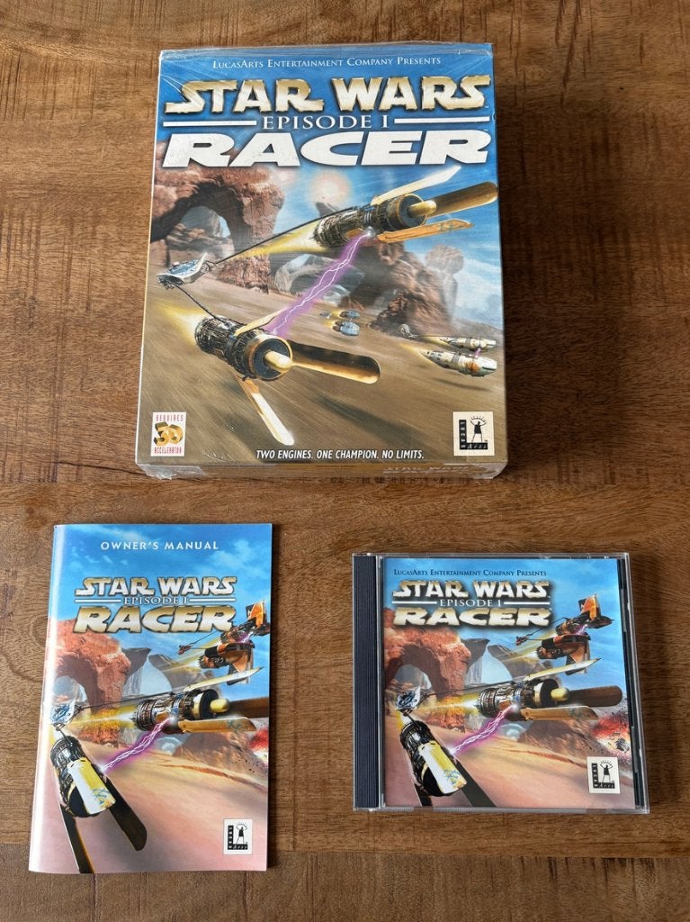 Star Wars Episode 1: Racer (1999) PC Big Box - CIB, 1 speler, Racen en Vliegen, Ophalen of Verzenden, Zo goed als nieuw