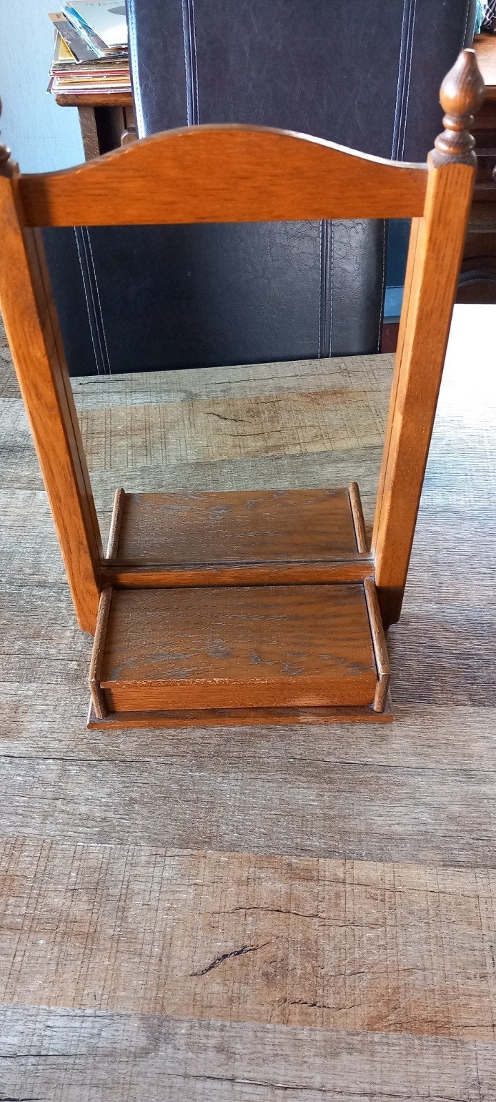 Eikenhouten spiegel, Ophalen of Verzenden, Rechthoekig, Minder dan 50 cm, Minder dan 100 cm
